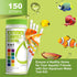 Aquarium Ammonia Test Strips 8-in-1, 100 Strips for Quick & Accurate Water Testing in Freshwater & Saltwater Tanks