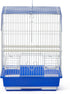 Prevue Pet Products Flat Top Economy Cage, Blue Plastic Base, for Parakeet and Small Birds