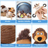 Honoson 9 Pcs Cute Durable Plush Dog Teething Toys, Soft Squeaky Stuffed Animal Chew Toys for Small & Medium Dogs