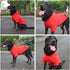 Lovelonglong Red Basic Hoodie Sweatshirt for Dogs, 100% Cotton, Fits Small Medium Dachshund Large Dog, XXL