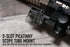 Monstrum Low Profile Red Dot Ring Mount for Rifle Scopes