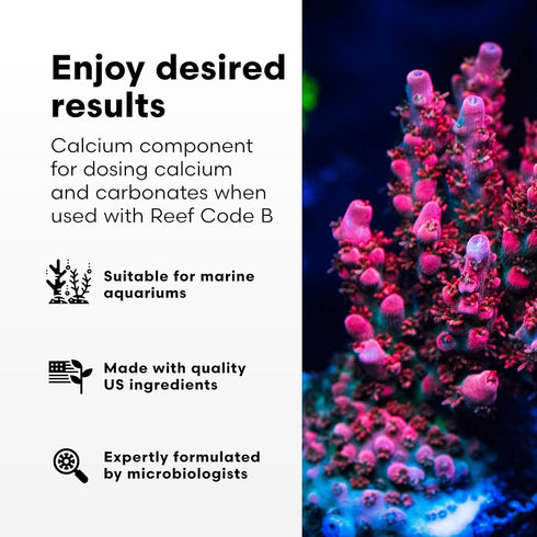 33.8 oz Brightwell Aquatics - Reef Code A - Balanced Calcium & Alkalinity System Water Conditioner - for All Saltwater