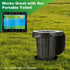 8 5 Portable Toilet Bags - Gallon Camping Toilet Bags, Biodegradable Travel Potty Bag for Portable Toilet, Thickened