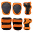 Knee Pads for Kids, Toddler Protective Gear Set, Elbow Pads and Knee Pads for Girls and Boys, 3 in 1, Orange M