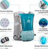 JEELAD Hydration Vest Backpack for Running, BPA-Free Leak-Proof Water Bottles for Marathon, Biking, Hiking, Cycling