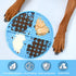 Bangp Licking Mat for Dogs and Cats, Heavy-Duty Puzzle Mat for Treats, Perfect for Yogurt or Peanut Butter (Blue)