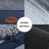 Orthopedic Dog Beds for Medium Large Dogs, Durable Egg Crate Foam Sofa Bed with Washable Cover, Waterproof Lining, Navy