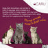 CARU Daily Dish Smoothies, Lickable Chicken Cat Treat, 4 Pack, .5oz Tubes