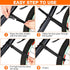 HESTYA 12 Pieces Adjustable Bike Rack Straps, 26 Inches Cinch Straps for Transporting Bicycles