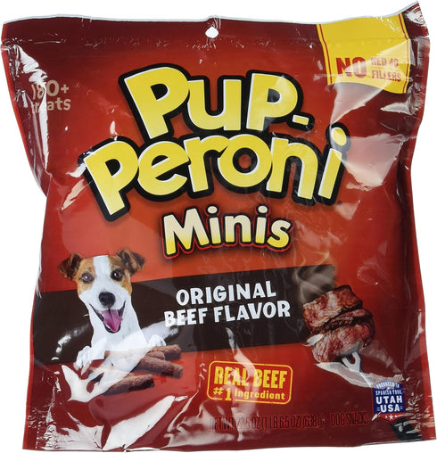 Pup-Peroni Original Beef Flavored Mini Dog Treats, 22.5 Ounce Bag (Pack of