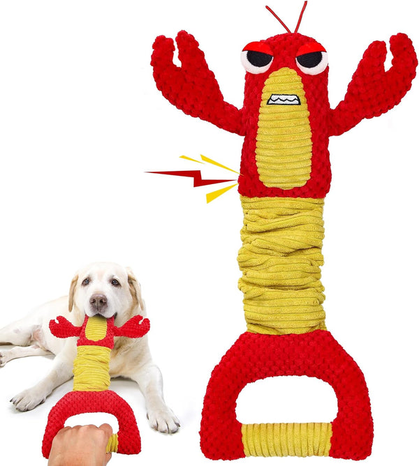 IOKHEIRA Dog Toys for Large Dogs, Squeaky Stuffed Tug of War Toys for Small/Medium/Big Sizes