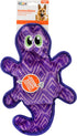 Outward Hound Durablez Tough Plush Squeaky Dog Toy, Gecko, Purple, Medium Size