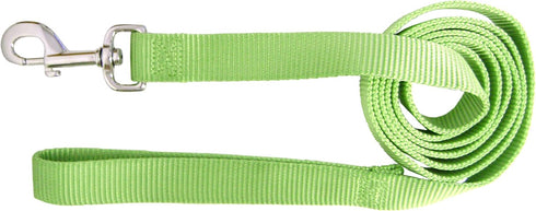 Hamilton Single Thick Nylon Dog Lead, 1-Inch by 6-Feet, Lime Green