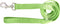 Hamilton Single Thick Nylon Dog Lead, 1-Inch by 6-Feet, Lime Green
