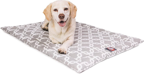 24" Links Gray Crate Dog Bed Mat by Majestic Pet Products