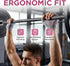 CAMBIVO Workout Gloves for Men & Women, Weight Lifting Gloves with Wrist Support, Non Slip Grip, Breathable Gym Gloves