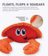 Interactive Floating Crab Toy for Medium Dogs - Perfect for Pool & Beach Fun