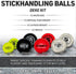(4) Franklin Sports NHL Hockey Stick Handling Balls - Hockey Training Aids for Stick Handling + Hands Practice - On +