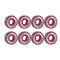 Titan 608-2RS Lubricated Silicon Nitride Ceramic Skate Bearings (8-Pack) for Inline, Roller Blade, Rollerskate,