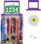 Race Medal Holder Wall Hanger,Marathon Medal Display and Runner Medal Hanger Display,Bib