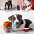 Nocciola Popcorn Squeaky Dog Toys - Hide and Seek Plush Interactive Dog Toys for Small and Medium Dogs