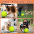QDAN Giant Large Tennis Ball for Dogs: 9.5" Yellow Dog Tennis Ball for Outdoor Play, Big Dog Toy
