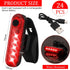 Treela 24 Pieces Kayak Navigation Lights, Battery Powered Waterproof Boat Stern Lights for Night Fishing