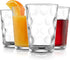 Home Essentials Set of 4 Juice Glasses, 7 oz Water Tumblers for Juice, Cocktails, Dishwasher Safe