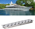 8 Acouto Boat Louver Vent,Marine Vent Grille Oblong Stainless Steel Slots Grid Cover Boat Shutters Blind Louvre