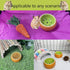 Ceramic Hamster Bowl, Small Animal Food Dish for Guinea Pig, Rabbit, Gerbil, Chinchilla, Hedgehog, Sugar Glider, Rat (2