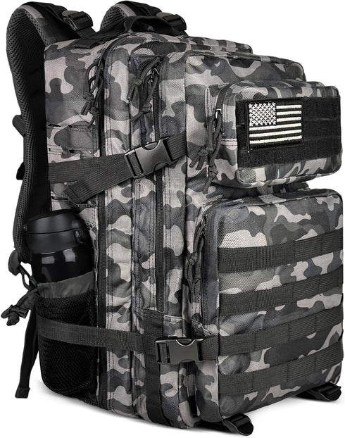 Zavothy 45L Military Tactical Backpack, Army 3 Day Assault Pack Bag for Men and Women with Molle System