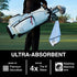 Ghost Golf Magnetic Towel (Greenside), Ultra-Absorbent Microfiber Golf Towel with Magnet, 18" x 18" Golfing Gear