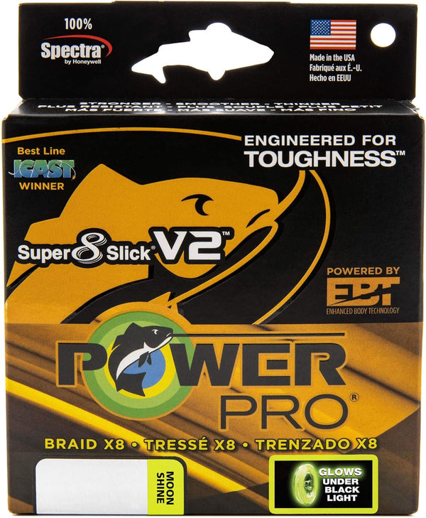 POWER PRO Super8Slick V2 Braided Line, Moss Green