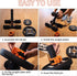 Fitarc Tib Bar, Tibialis Trainer for Strengthening Calves/Shins/Ankles, Fits 1" or 2" Olympic Weight Plates