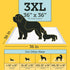 3XL 26 Count, 36" 36", Pet Life Unlimited Heavy Duty Puppy Pads for Dogs, Potty Training Pee Pads, x Leak-Proof, Super