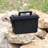 Sheffield 12629 Black Ammo Storage Can, Water Resistant Field Box for Pistol, Rifle, Shotgun, Stackable, Lockable