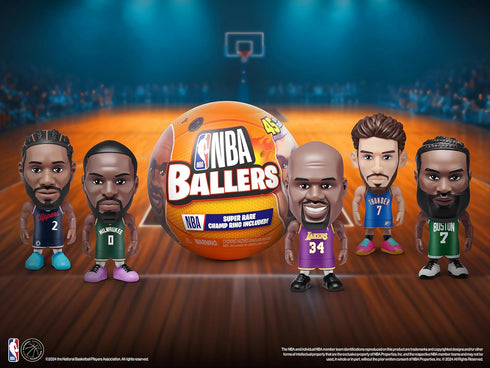 5 2 3 (2 Surprise NBA Ballers Series by ZURU, Licensed NBA Collectible, Surprise Unboxing Basketball Collectible Sports