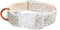 Dog Collar and Leash Set, Handmade Cotton Lace Adjustable 4-5 FT Unique Collars for Small Medium Large Dogs 1pcs-Beige