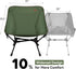 330 lbs, Backpacking TOBTOS Ultralight Camping Chair, Portable Folding Chair Support Compact Chair with Carry Bag