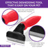 Paw Brothers Deshedding Tool, Professional Grooming Brush for Dogs and Cats, Medium and Long Pet Hair Remover