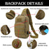 Valinov Backpacks,Military Daypack Backpack Tactical Shoulder Bag,Molle Shoulder Sling with USB Charging port