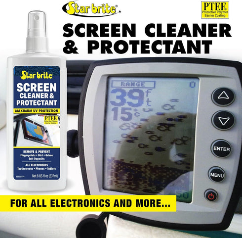 (088308) STAR BRITE Screen Cleaner & Protectant; Clean & Protect Phones, Tablets, Sunglasses, Helmet Visors