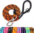 Rope Dog Leash, 4/5/6/10/15/20/30/50 Foot Heavy Duty with Carabiner, Nylon Pet Lead for Large and Medium Dogs (6FT,