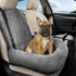 Sephyroth Dog Car Seat for Small/Medium Dogs - Washable Pet Travel Safety Car Seat, Soft Removable Puppy Car Seat (Gray)