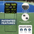Tourna Ballport Deluxe Tennis Ball Hopper with Wheels - Effortless Ball Collection
