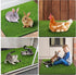 Fezep 2 Pack 26"x30" Dog Grass Pee Pads, Reusable Artificial Grass Turf Rug for Puppy & Cats, Washable Fake Grass Mat
