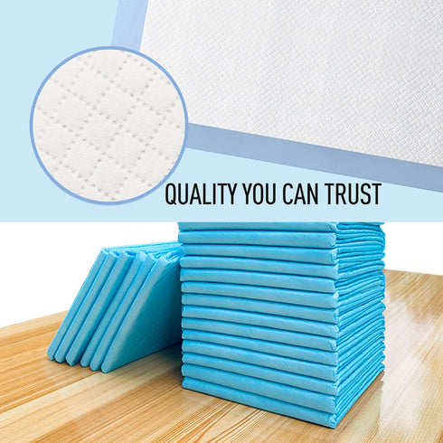 UKIYOE 6-Layer 13x18 Inch Dog Training Pads, Leak-Proof Puppy Potty Pads with Quick-Dry Surface - Small Size