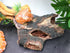 Neeenn Hermit Crab Hideout, Resin Simulation Stone Reptile Cave Hideout, Hermit Crab Climbing Toys, Terrarium Habitat