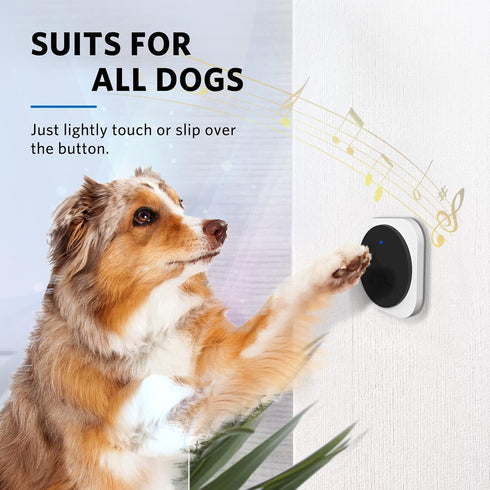 1000ft IP65 4 Wireless Dog Doorbell for Potty Training, Doggie Door Bell to Go Outside, Range, Waterproof Touch Button
