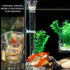 12 Pieces Shrimp Feeding Tube and Dish Set - 4 Acrylic Shrimp Feeding Tubes & Clear Bowls for Fish Tank Supplies